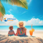 Child Support Australia beach logo