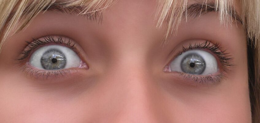 Eyes up close