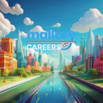 Mallory Careers cityscape with logo